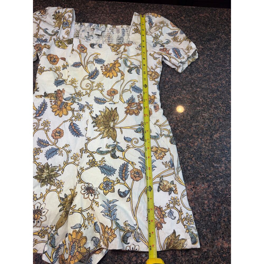 Calypso St. Barth Floral Linen Romper Size 4 – Boho Cottagecore NWT - Picture 9 of 16